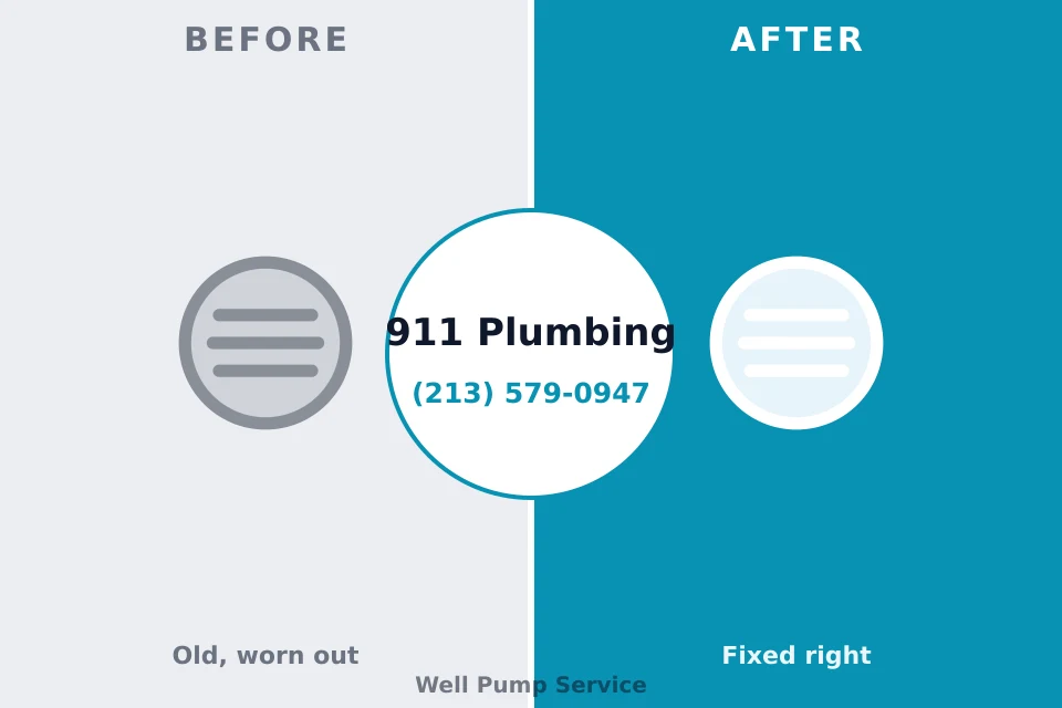 Before and after: plumbing repair Crystal Lake, FL